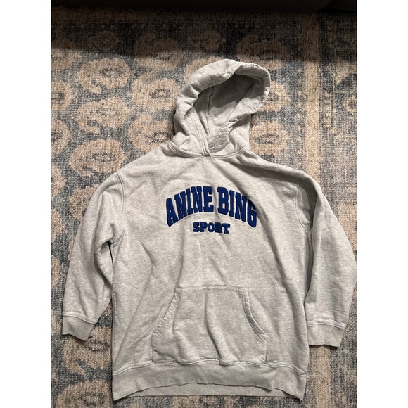 Anine Bing Tops - Anine Bing Tyler Hoodie Heather Grey Size Small Excellent Condition